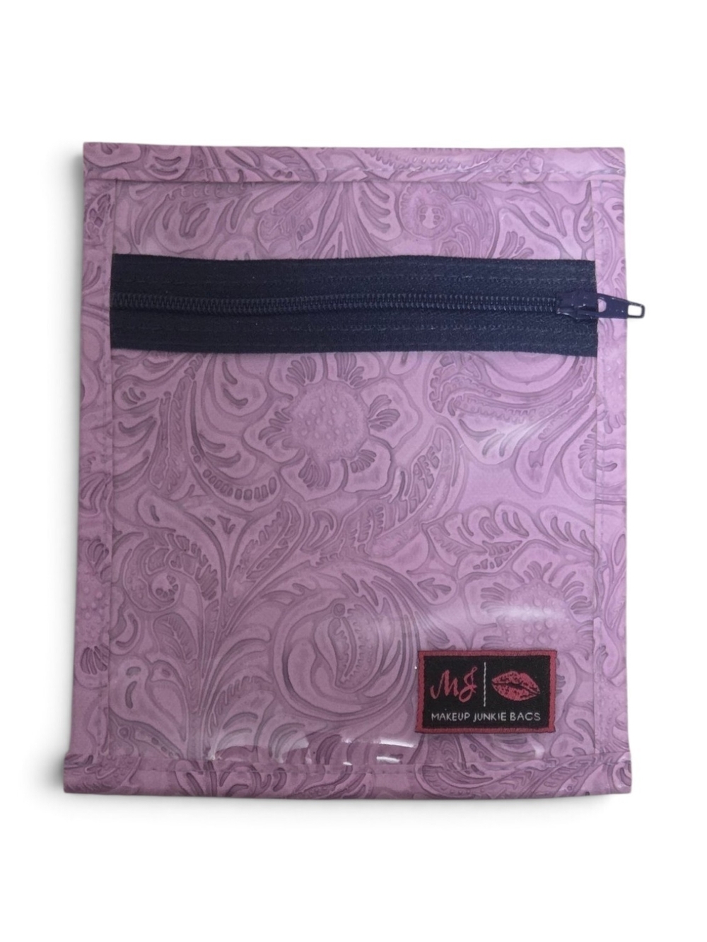 MJ Lilac Floral Makeup Pouch